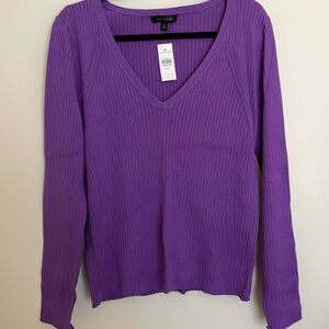 Long Sleeved Purple Sweater